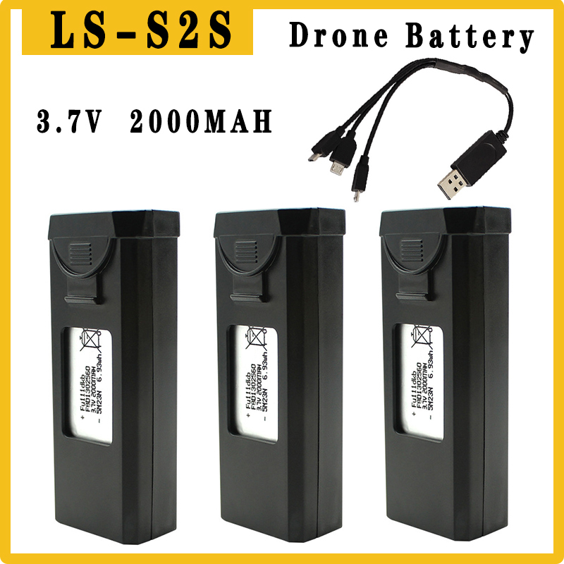 Drone Battery Adapter - Original S2S Drones Battery 3.7V 2000mAh