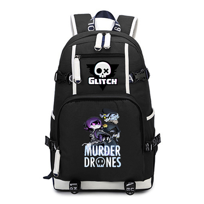 Drone Backpack - Murder Drones Backpack Multifunctional Teenager Laptop