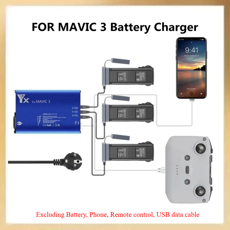 Battery Charger Hub 5in1 Charg - Drone Charging Hub ulasan dan harga
