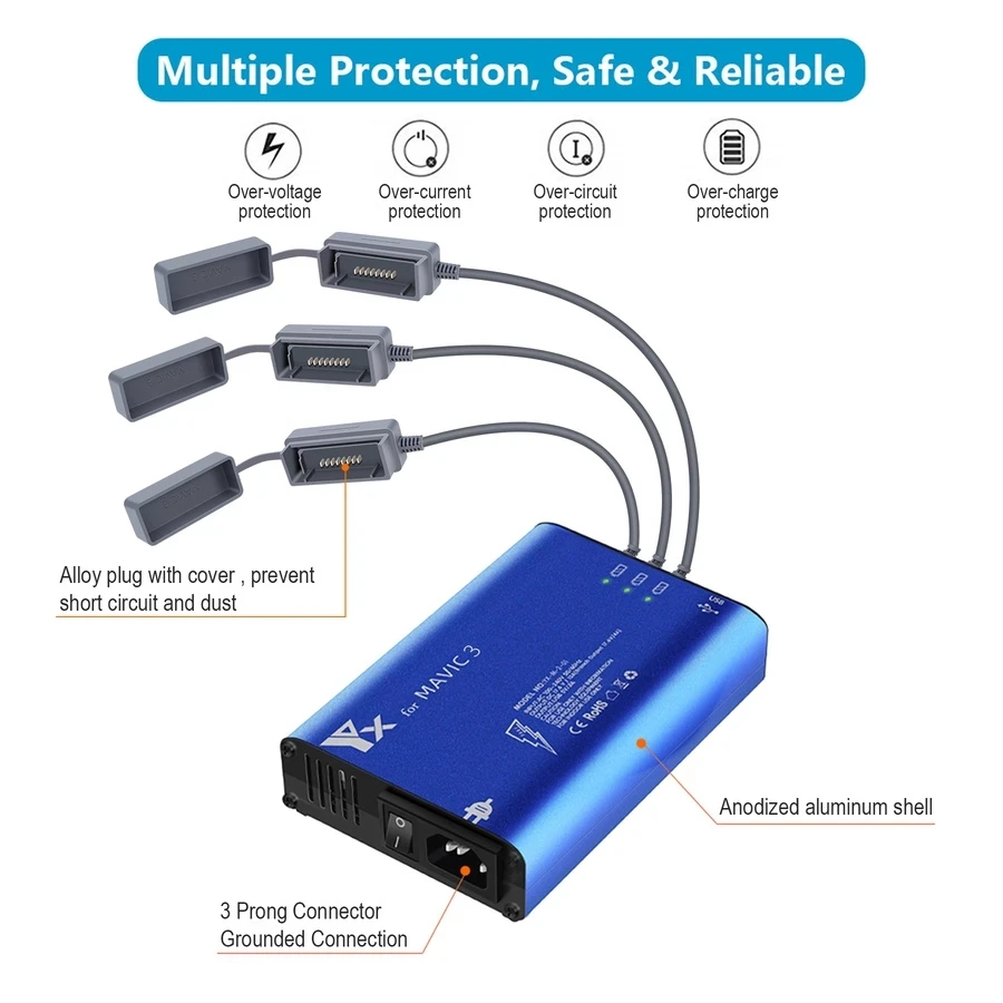 Battery Charger Hub 5in1 Charg - Drone Charging Hub ulasan dan harga