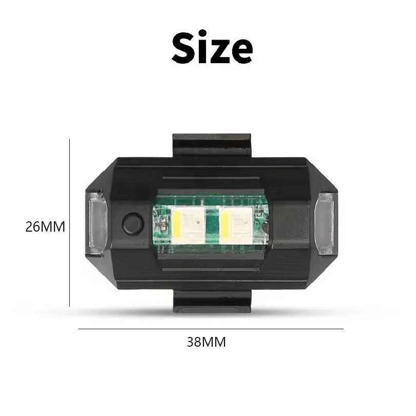 Universal LED Strobe Lights Mo - Drone Beacon Light ulasan dan harga