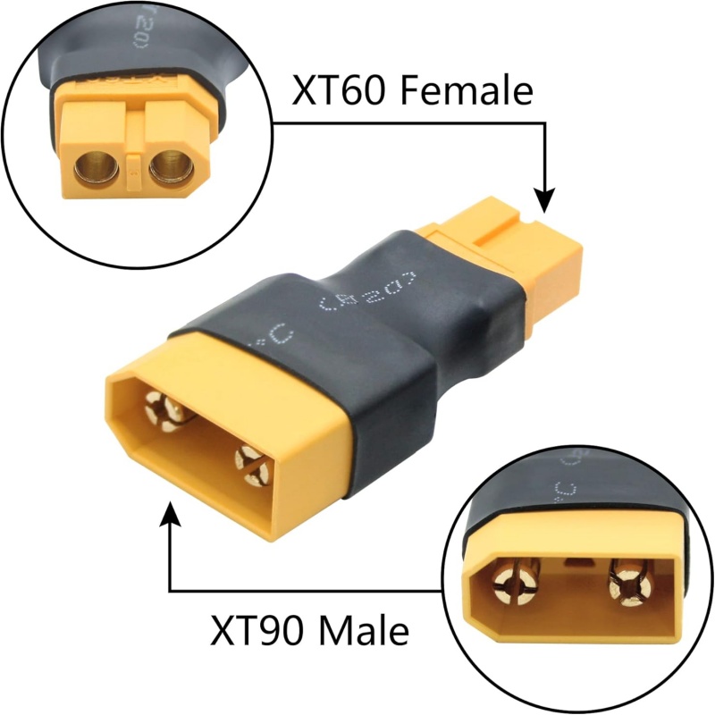 2Pcs/Lot XT90 Male Female to X - Drone Battery Adapter ulasan dan harga