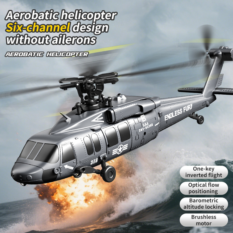 U9901 RC Helicopter 2.4G Six C - Drone Power Bank ulasan dan harga