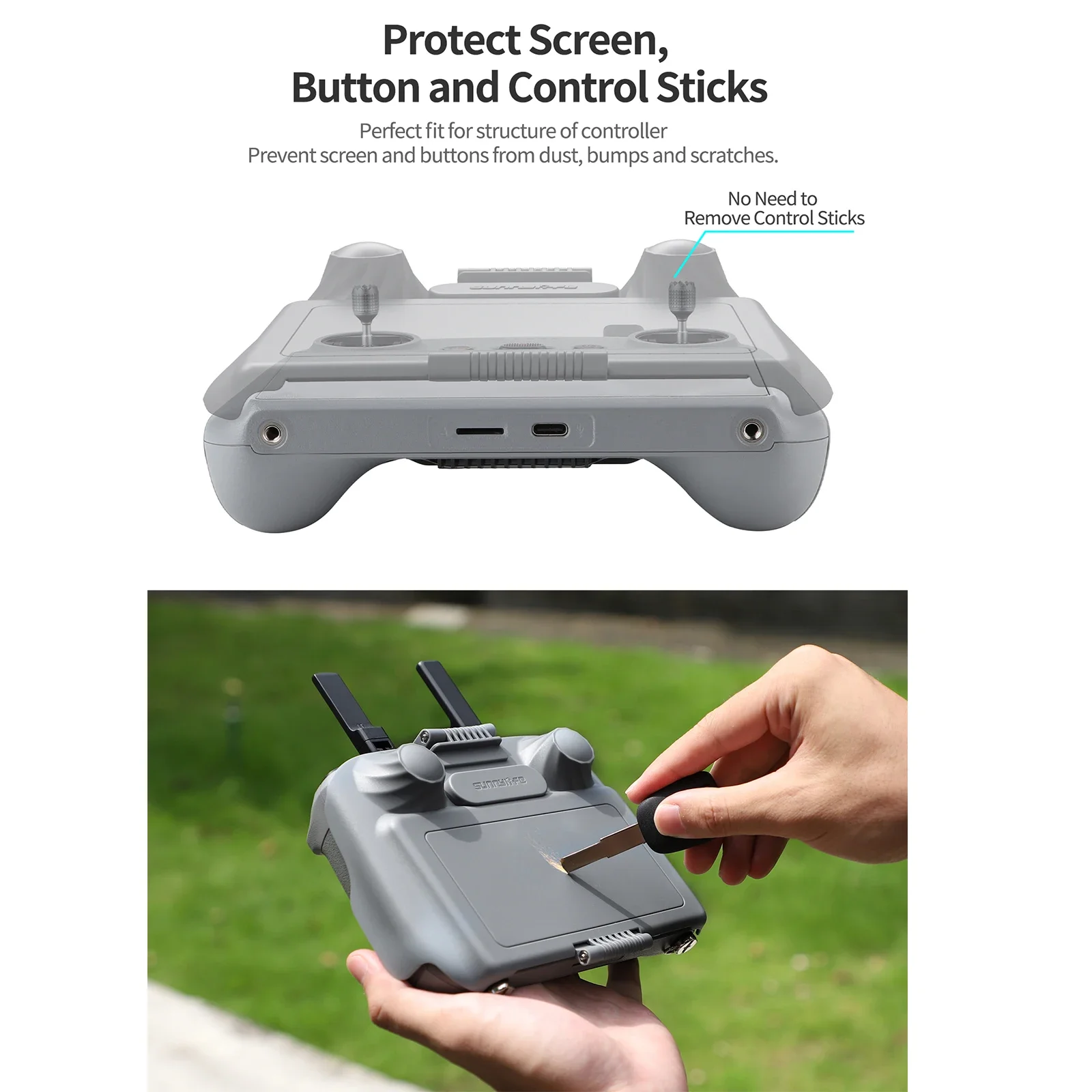 Screen Protector Hood For DJI  - Drone Controller Hood ulasan dan harga
