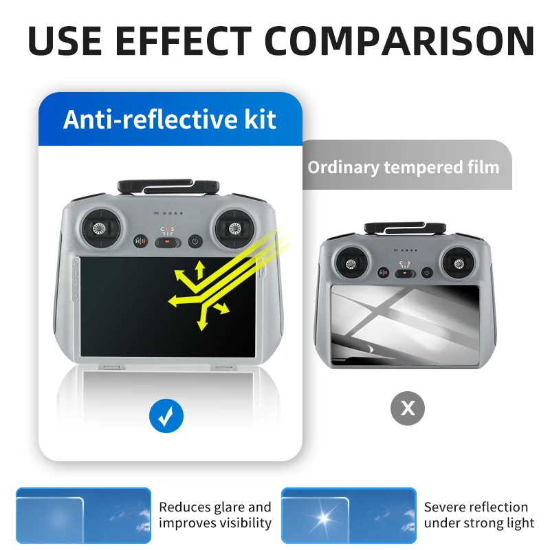 RCSTQ Anti-reflective Film For - Drone Controller Hood ulasan dan harga