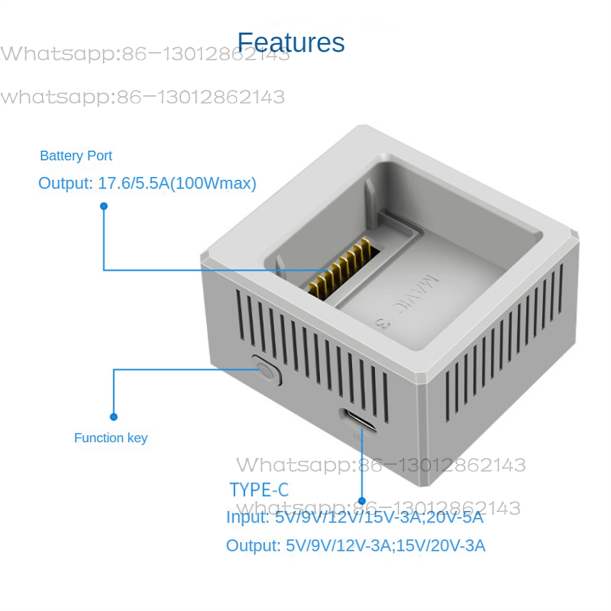 A51I For 3/3 Pro Battery Charg - Drone Charging Hub ulasan dan harga