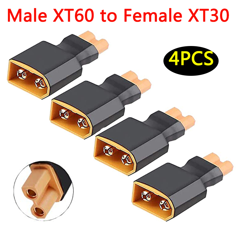 4Pcs XT60 to XT30 Plug Female  - Drone Power Bank ulasan dan harga