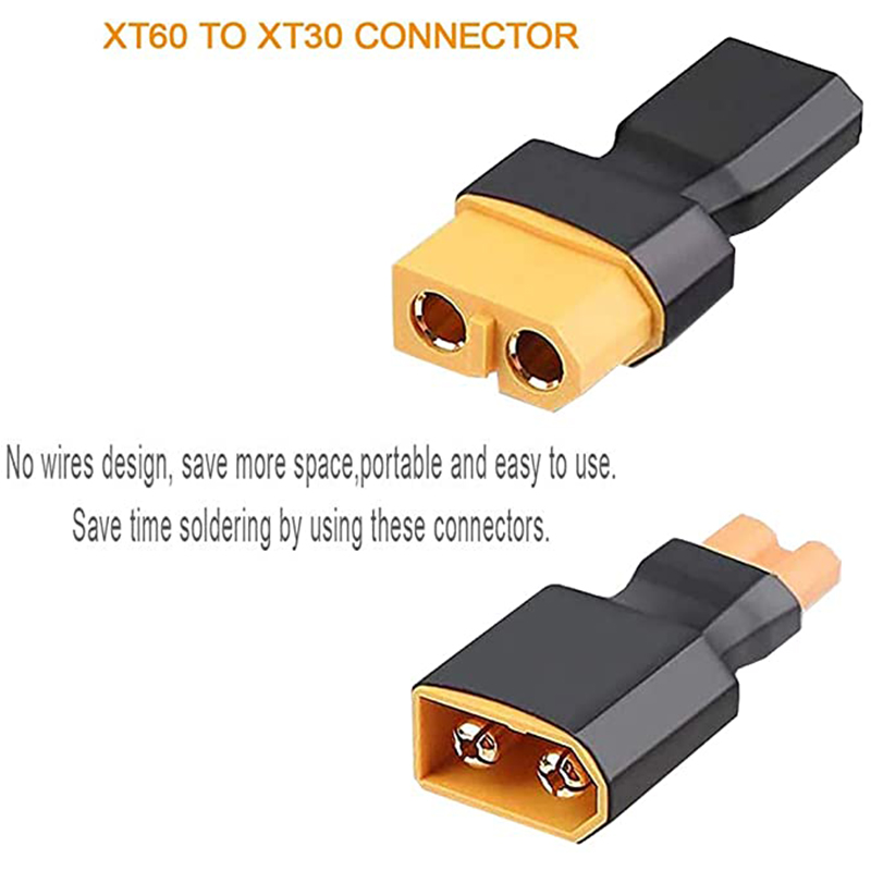4Pcs XT60 to XT30 Plug Female  - Drone Power Bank ulasan dan harga
