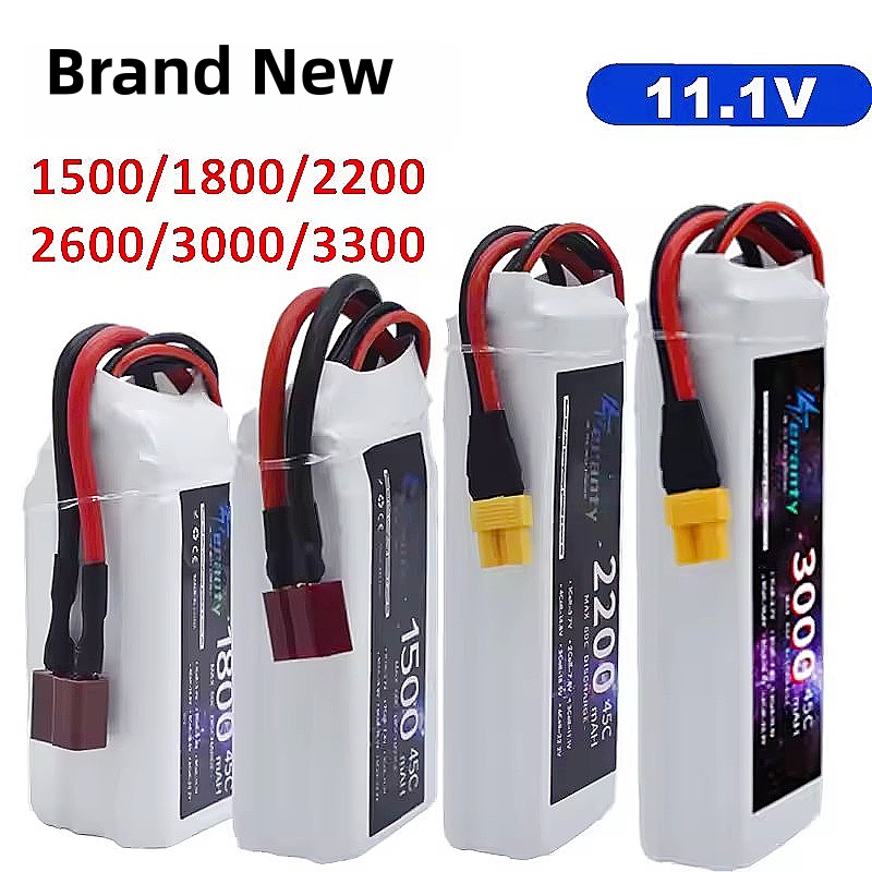11.1V LiPo Battery 3S 1500mah  - Drone Battery Adapter ulasan dan harga