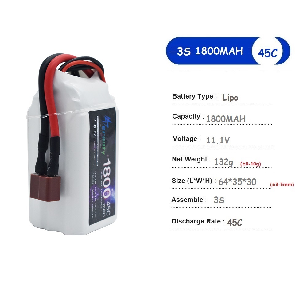 11.1V LiPo Battery 3S 1500mah  - Drone Battery Adapter ulasan dan harga