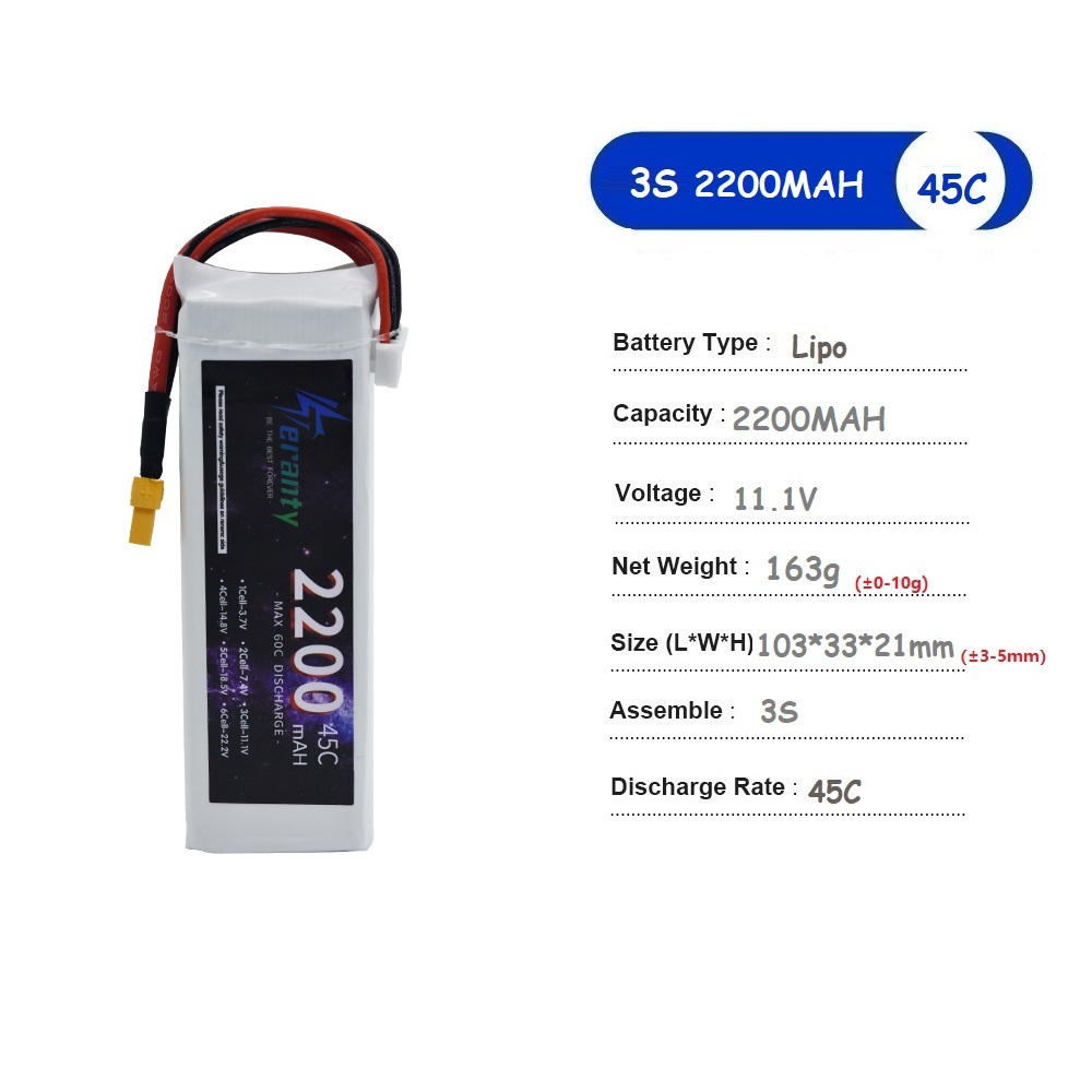 11.1V LiPo Battery 3S 1500mah  - Drone Battery Adapter ulasan dan harga